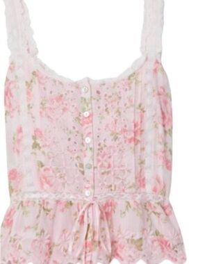 BEST OFFER. Love Shack Fancy Luanne Broderie Tank Top
